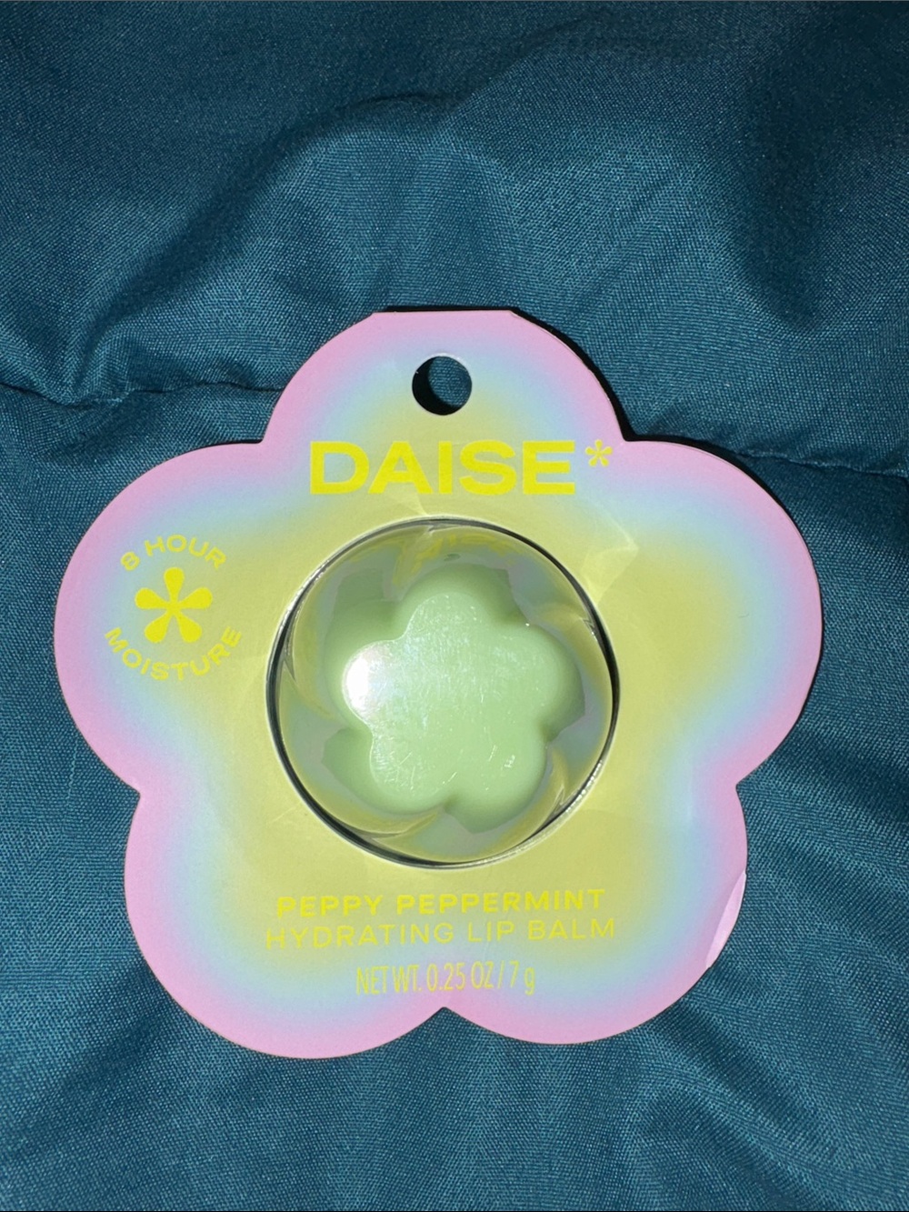 DAISE Peppy Peppermint Hydrating Lip Balm - Light Green Flower